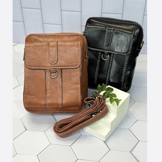 کیف دوشی چرم ( کد1200)