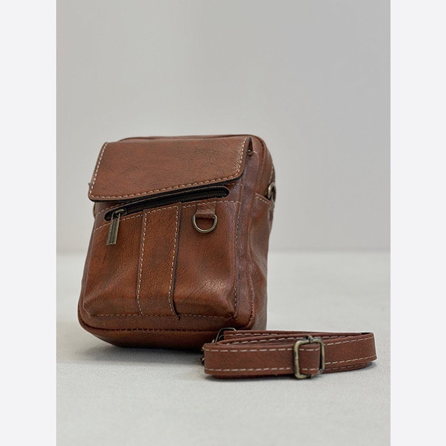 کیف دوشی چرم مردانه( 8187)