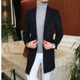 پالتو مردانه شیک لاکچری کار صنعتی دوخته شده داخل کار آستر سارج خارجی کار شده