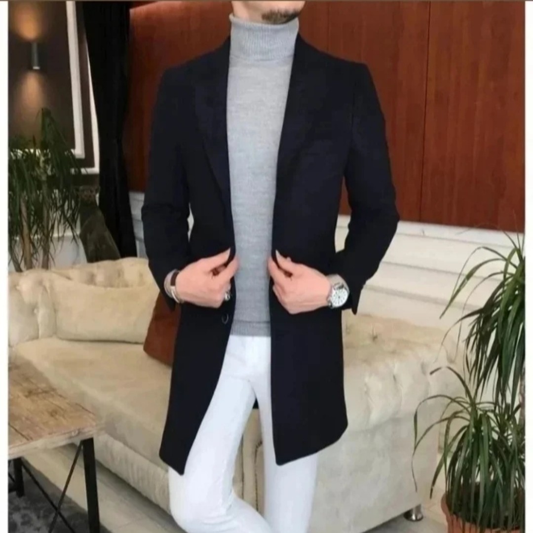 پالتو یقه بلزیر مردانه دو دگمه شیک لاکچری با بهترین کیفیت تنخور عالی ارسال به سراسر ایران ثبت سفارش از طریق باسلام