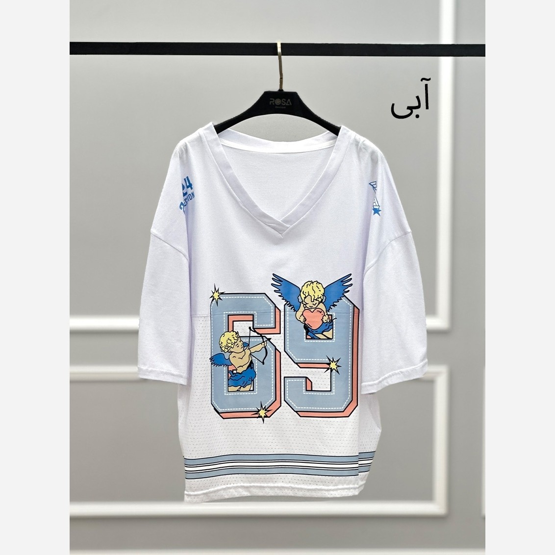 تیشرت زنانه وارداتی الیاف طبیعی (موجودی به روز است)