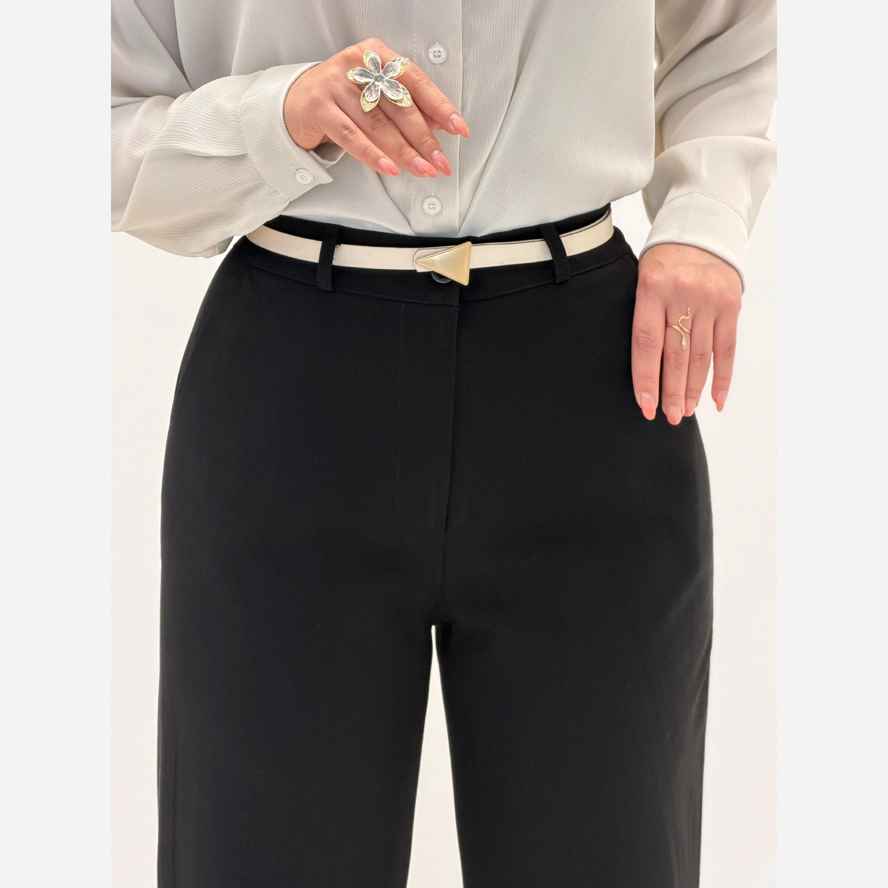 شلوار نیم بگ زنانه وارداتی اصل (موجودی به روز است)