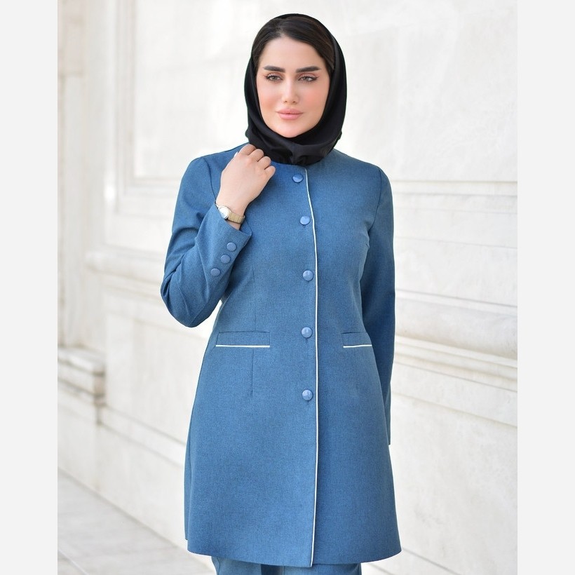 مانتو شلوار اداری با ایستایی عالی